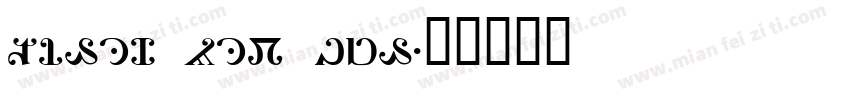 times new rom字体转换